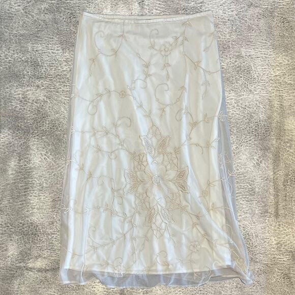 Newport News Embroidered Maxi Skirt - Picture 1 of 7